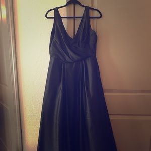 Davids Bridal Black bridesmaid Dress